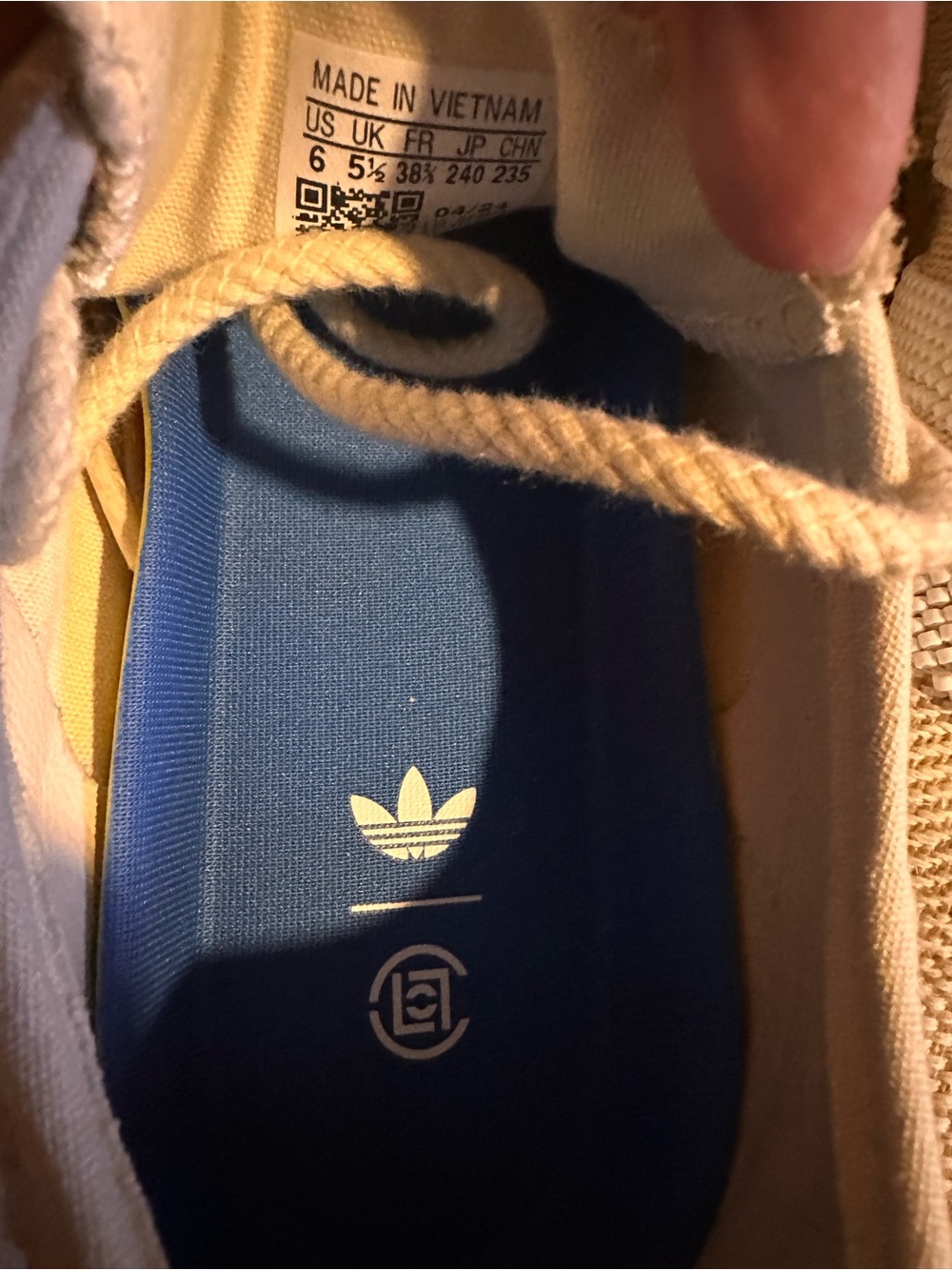 adidas Clot Halo ivory Gazelle *see sizing description - Picture 7 of 7